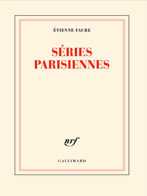 cover image of Séries parisiennes
